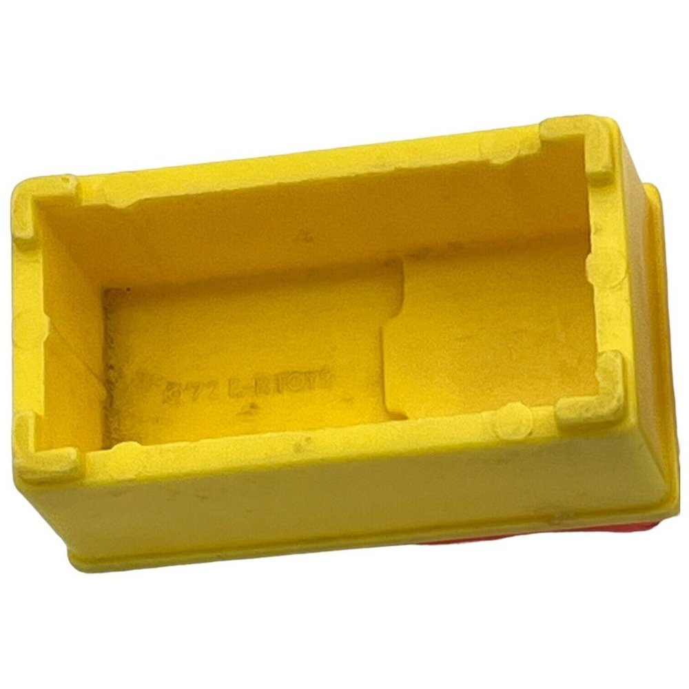 VTG Fisher Price Little People NURSERY CHANGING TABLE CRADLE Yellow 2 Pcs 1972 - Picture 6 of 7